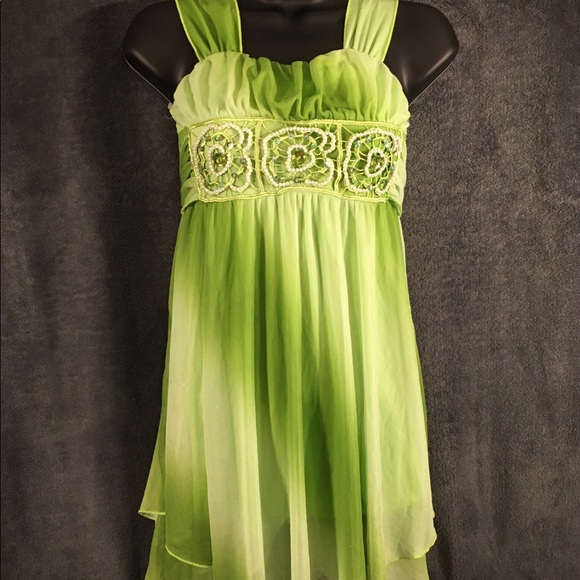 lime green dress for girls